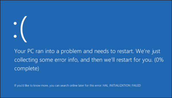 Windows 10 Blue Screen of Death